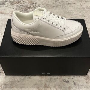 Sorel Women's Cream Platform Sneakers